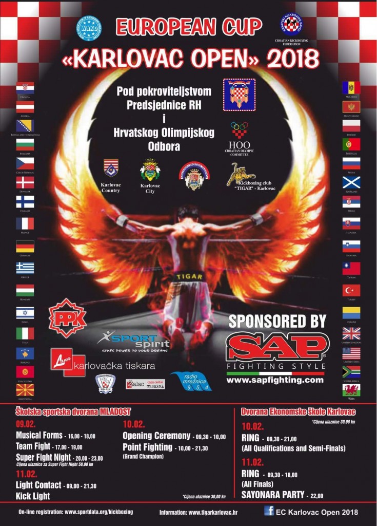 KARLOVAC OPEN 2018 - flyer
